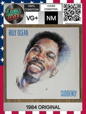 BILLY OCEAN•Suddenly•1984 US (#JL8-8213) Indianapolis Pressing